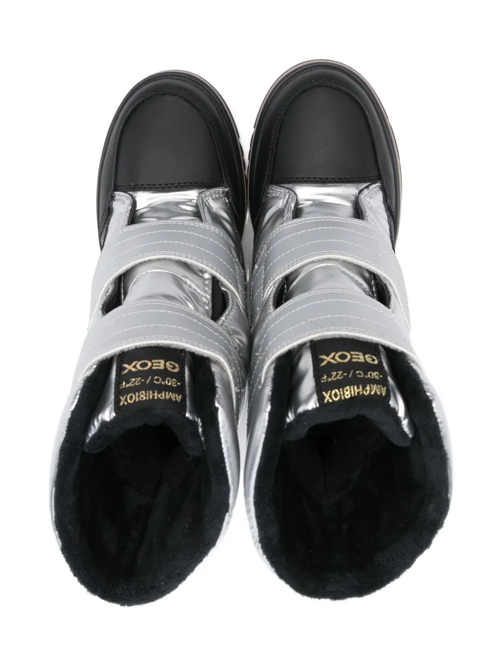 Geox Kids Adelhide AB laarzen met klittenband Zilver