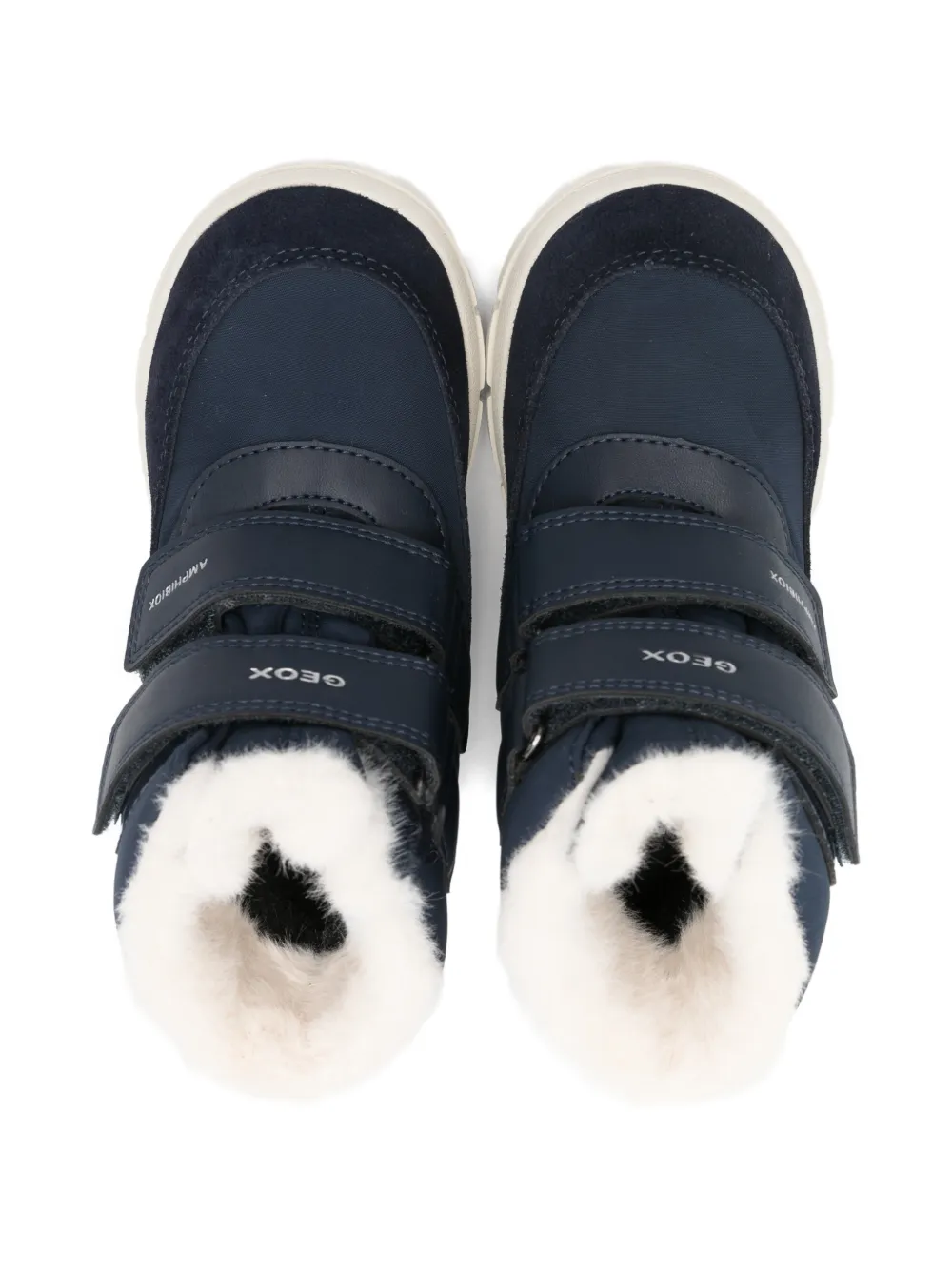 Geox Kids Willaboom Abx laarzen met bandje Blauw