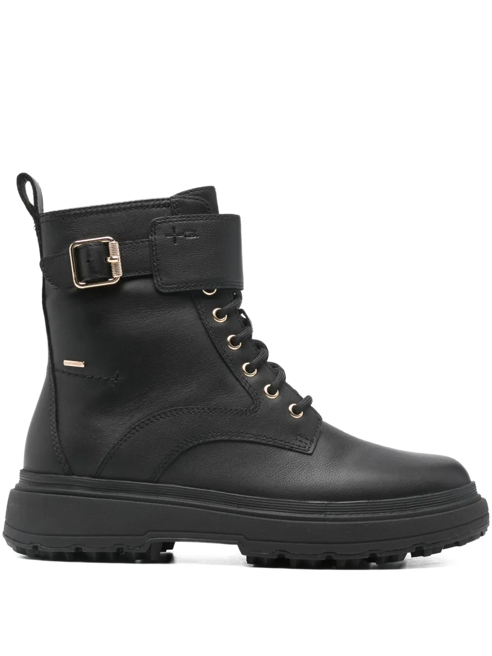 Geox Lamidie + Grip Abx buckle lace-up boots - Nero
