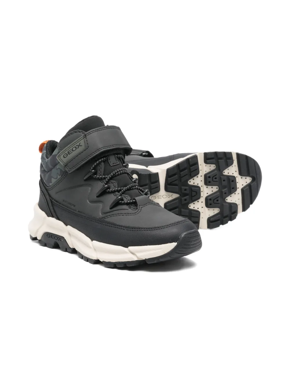 Geox Kids Flexyper camouflage boots - Zwart