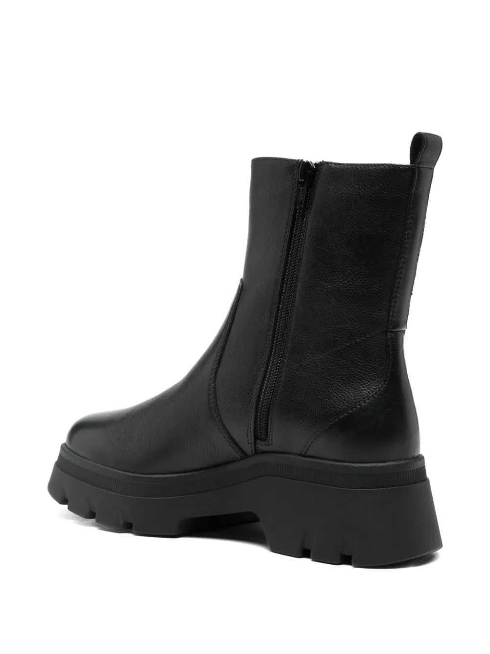 Geox 40mm Pluette leather boots Zwart