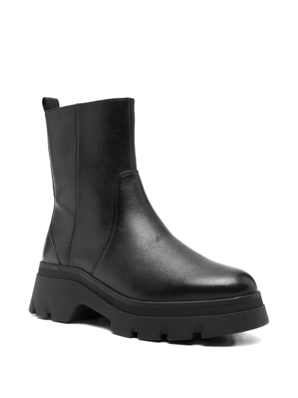 Geox 40mm Pluette leather boots Zwart
