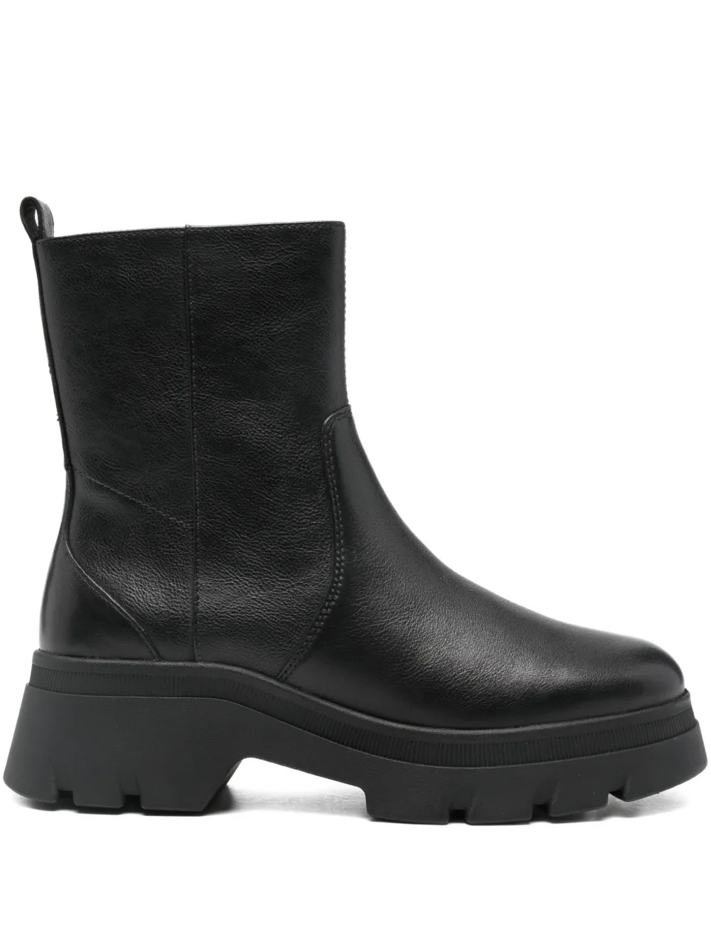 Geox 40mm Pluette leather boots Zwart