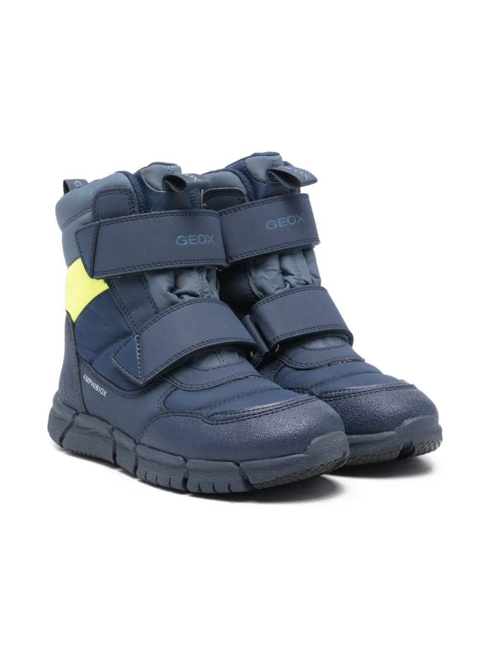 Geox Kids' Flexyper Touch-strap Boots In Multi