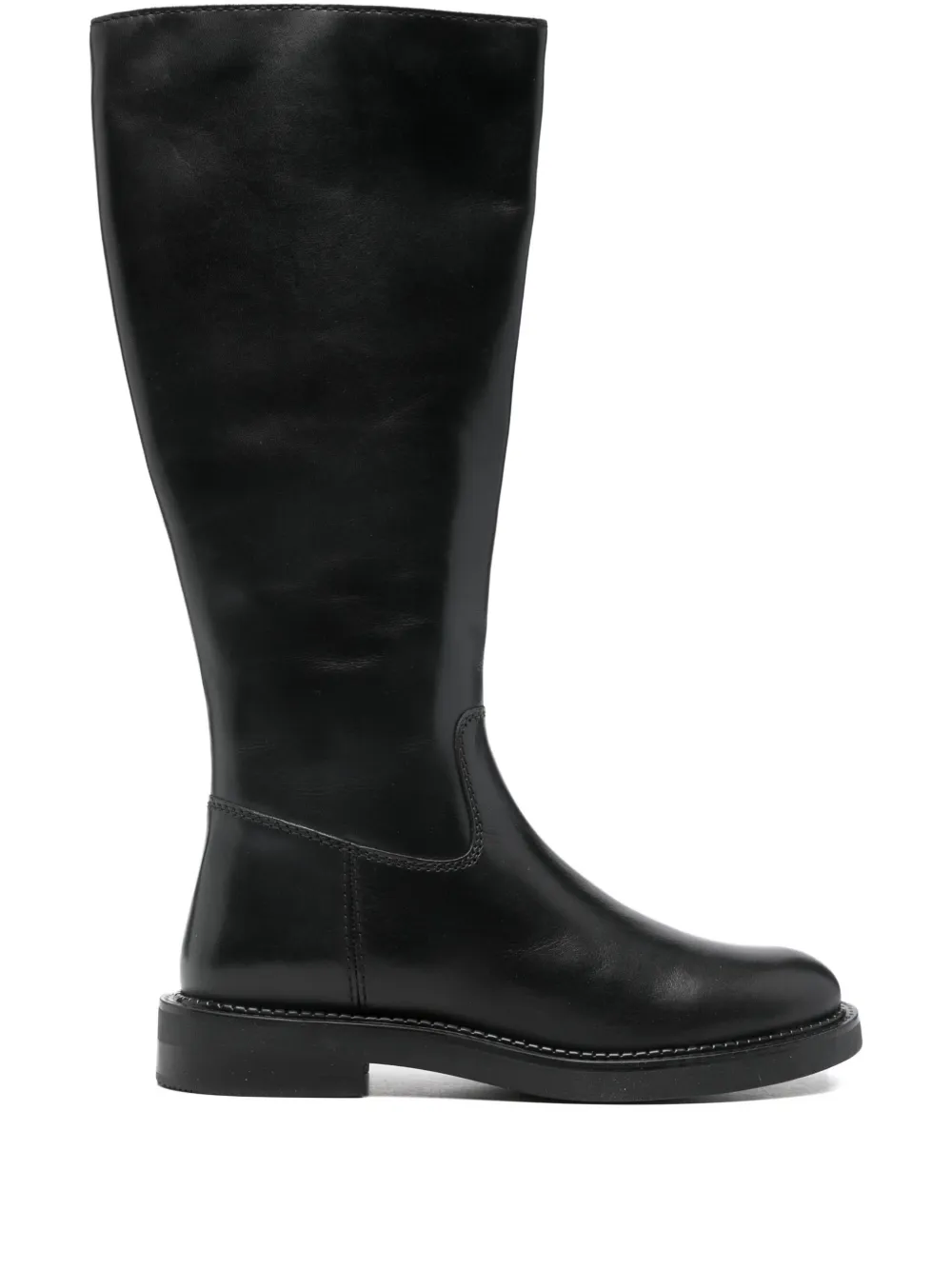 Geox Serilda leather boots Zwart