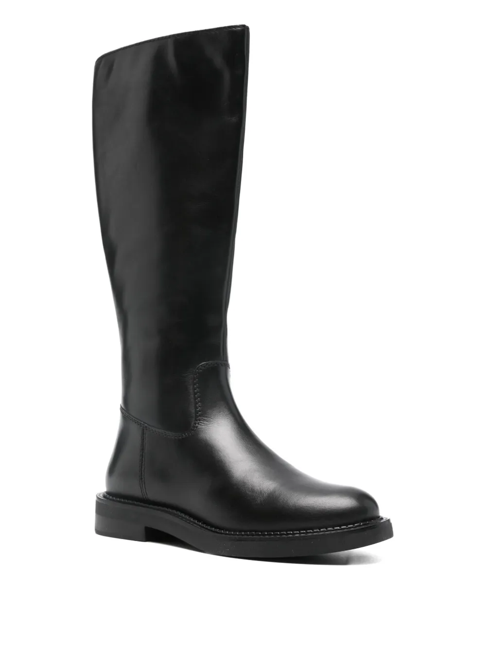 Geox Serilda leather boots Zwart
