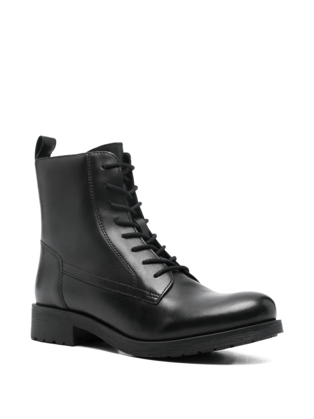 Geox Rawelle Lace-up Boot In Animal Print