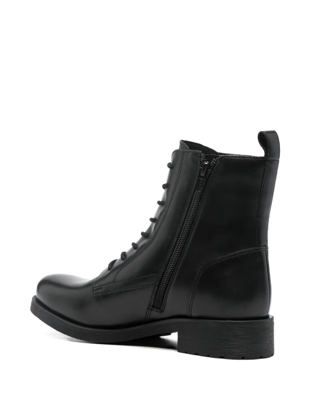 Geox Rawelle Lace-up Boot In Animal Print