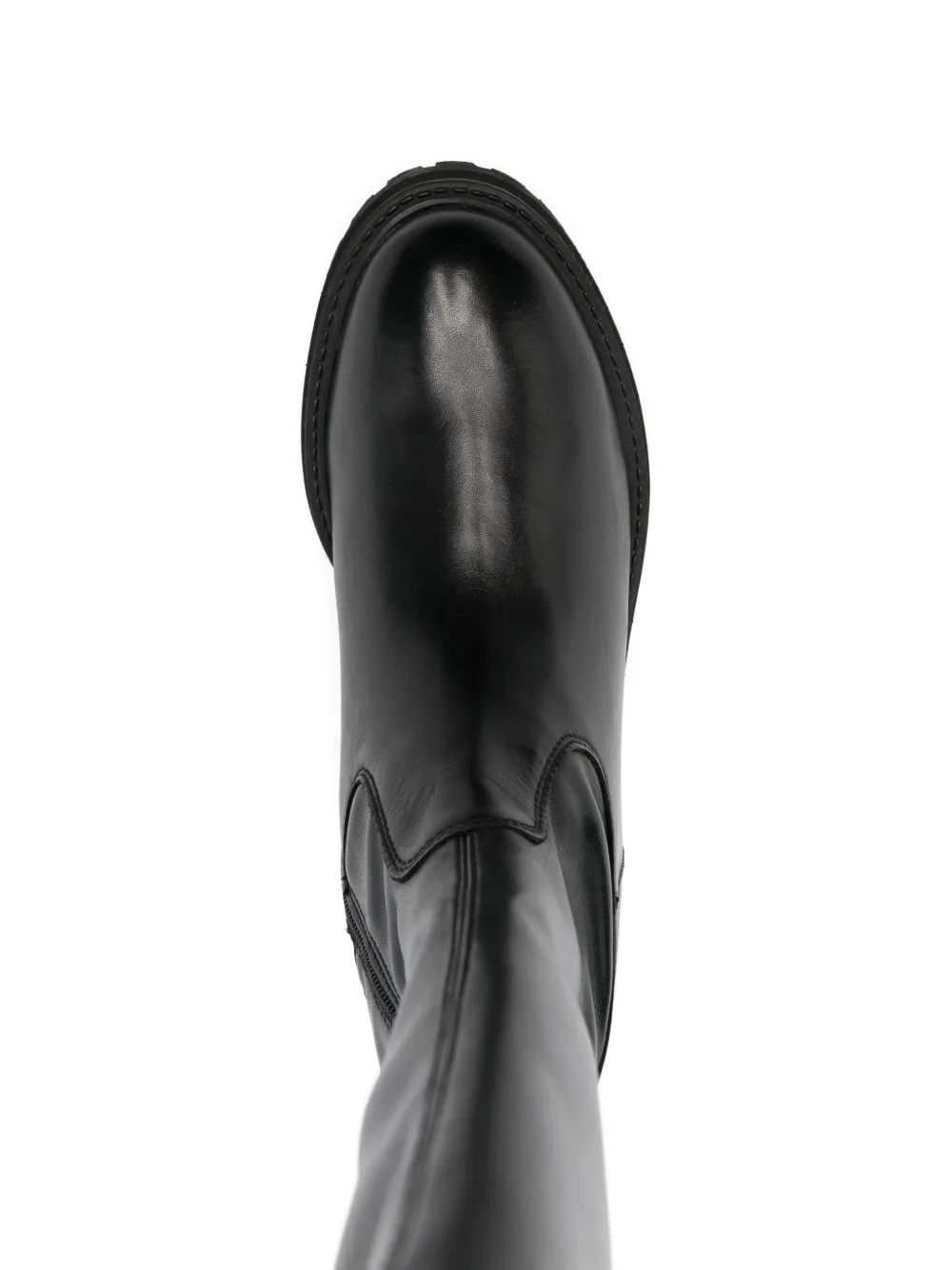Geox Iridea Zip Boots In Black