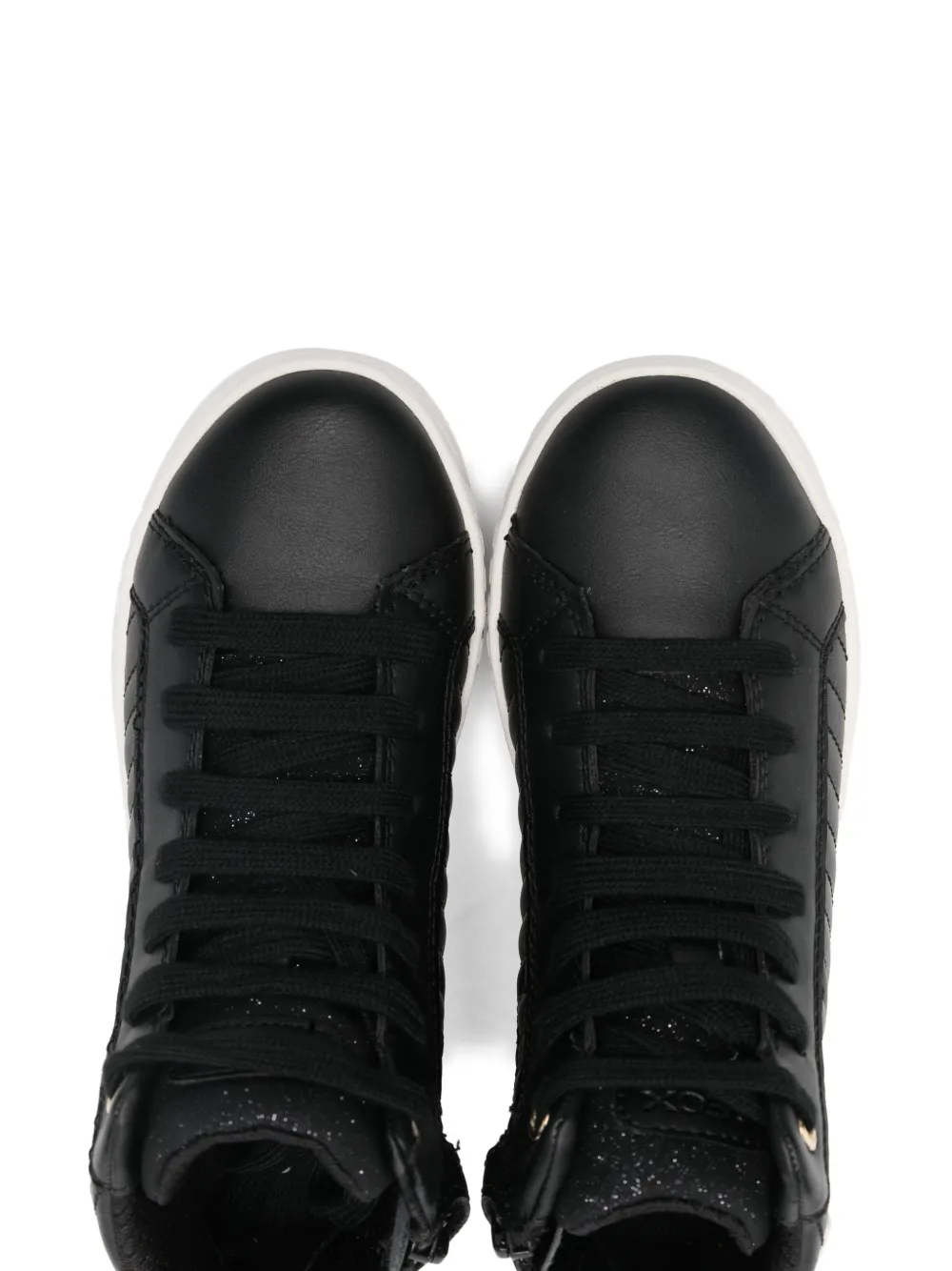 Geox Kids Mikirosh sneakers met rits Zwart