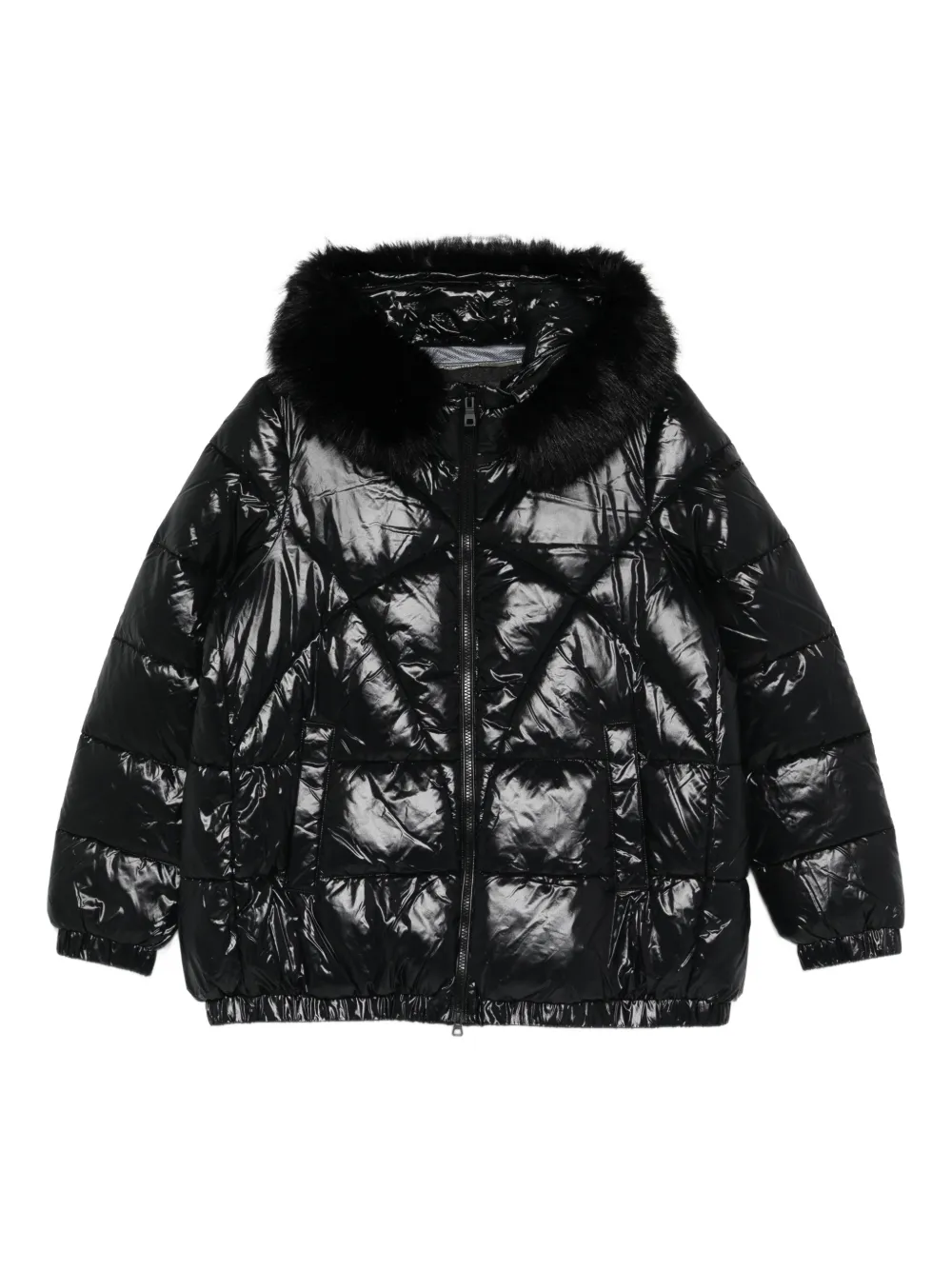 Geox Backsie Padded Jacket In Black