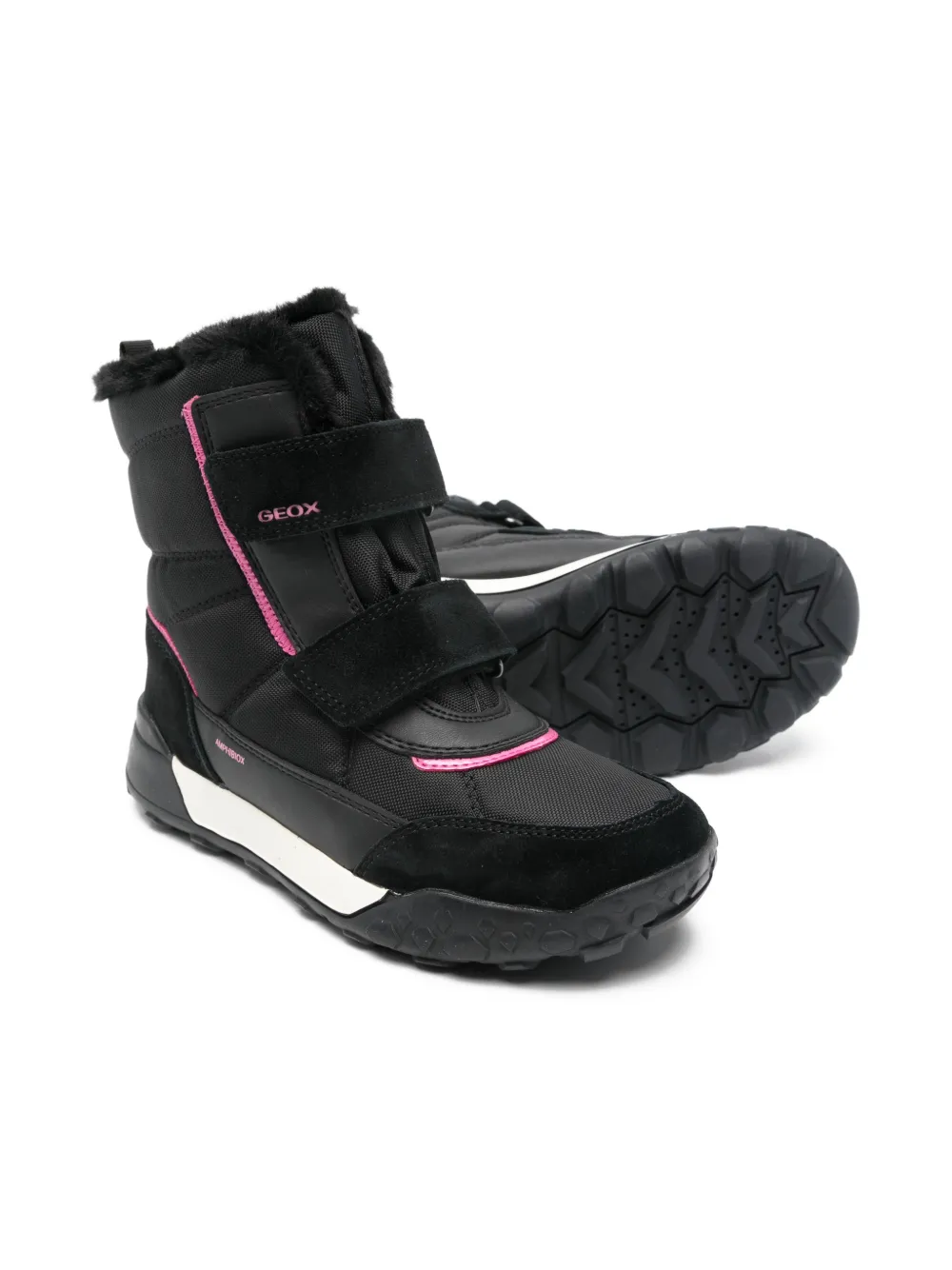 Geox Kids Trekkyup boots - Zwart