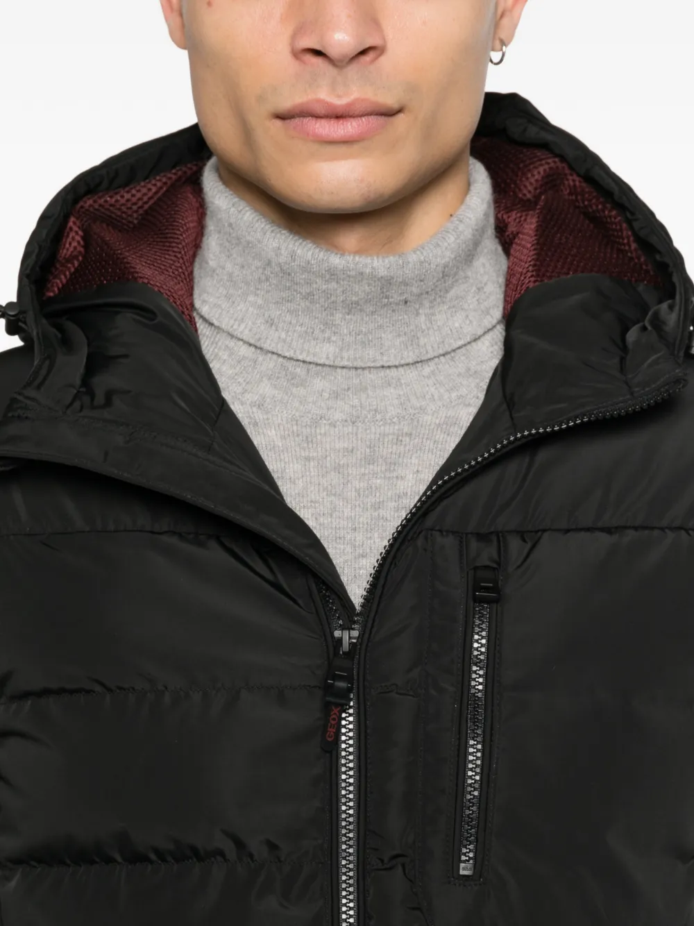 Geox Jack met slangenprint Zwart