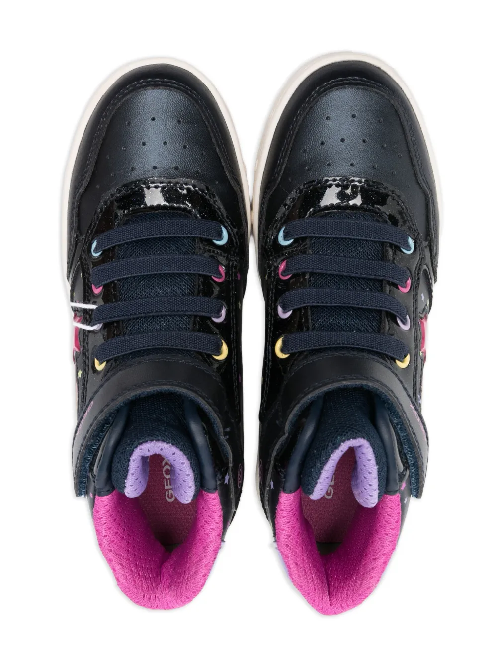 Geox Kids Skylin star print trainers Blauw