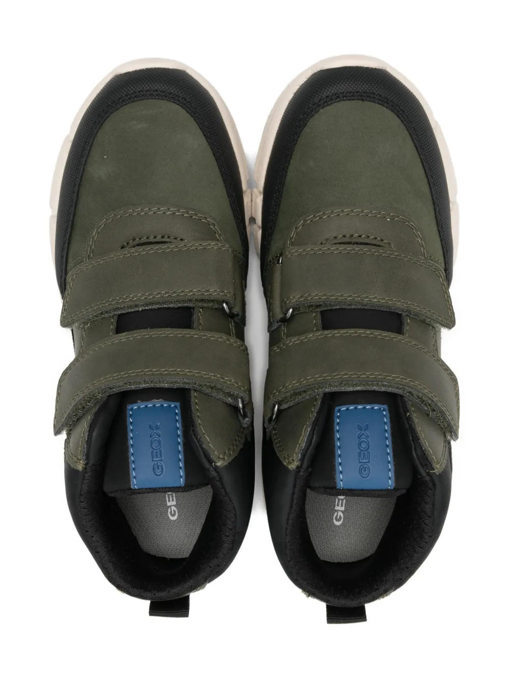 Geox Kids Flexyper sneakers met klittenband Groen