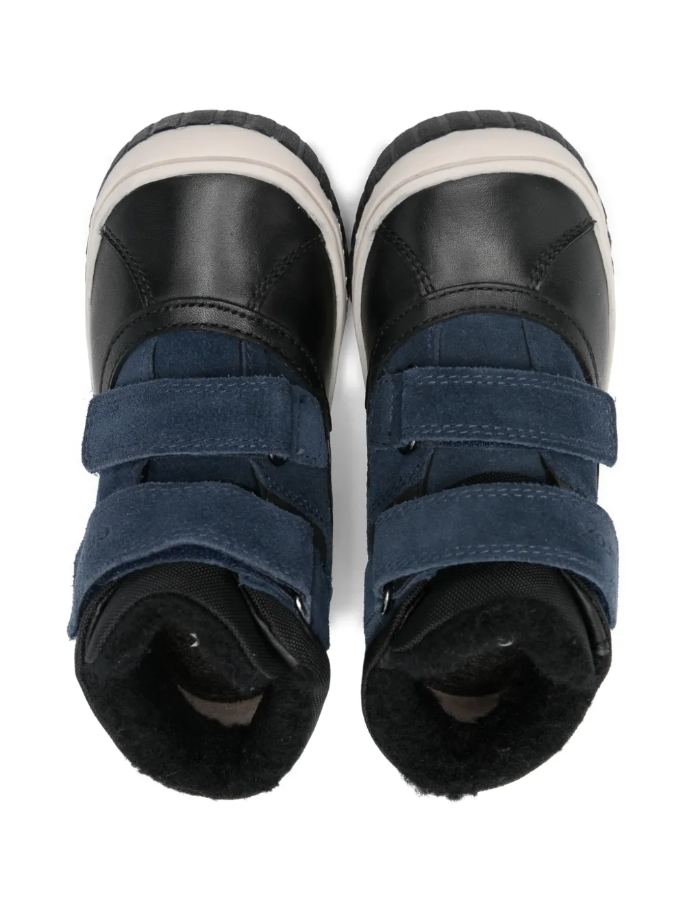  Geox Kids Touch-strap Boots - Black 