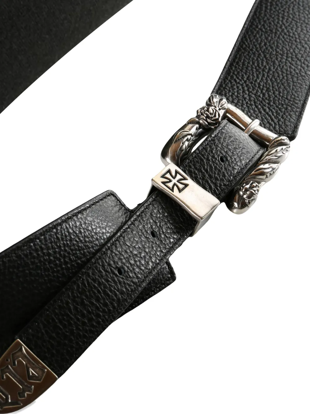Weekender buckle-detailed leather bag