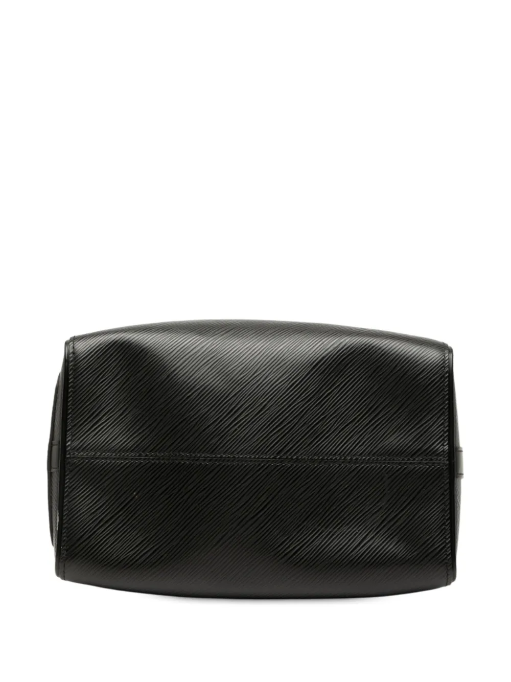 Pre-owned Louis Vuitton 2017 Epi Speedy Bandouliere 25 Satchel In Black