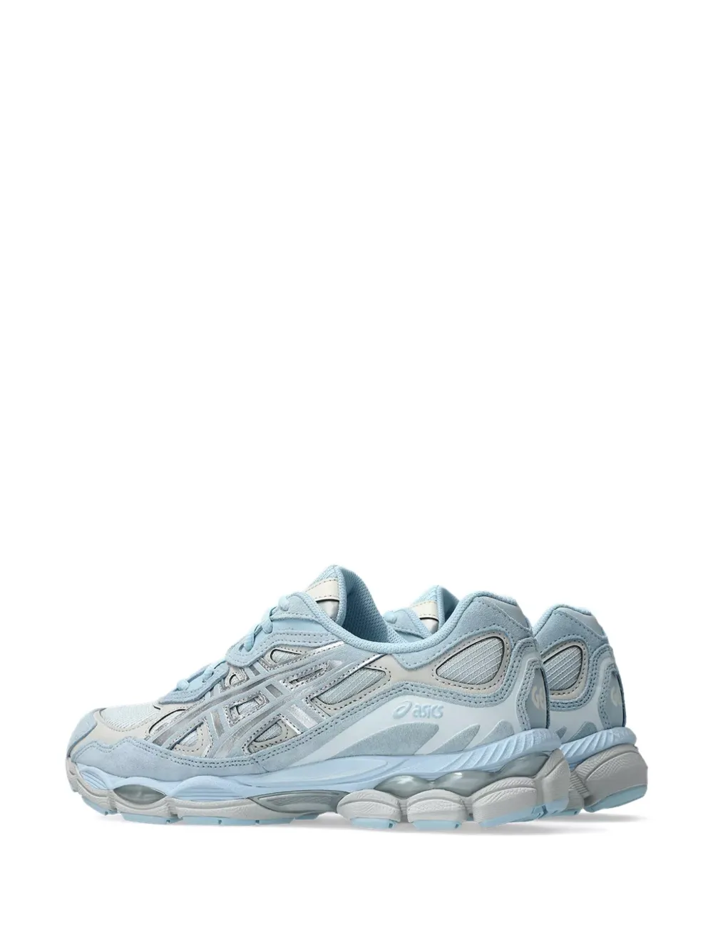 ASICS NYC sneakers met logodetail Blauw