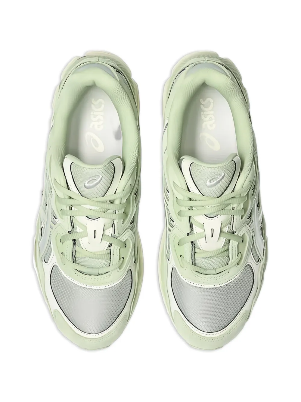 ASICS NYC sneakers met logodetail Groen