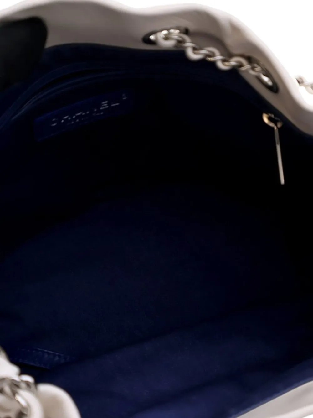 Pre-owned Chanel 2019 Mixed Fibers And Aged Calfskin Venise Biarritz Bucket Bag In Multi