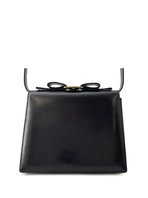 Ferragamo Pre-Owned 2000-2015 Leather Vara Bow Ribbon crossbody bag