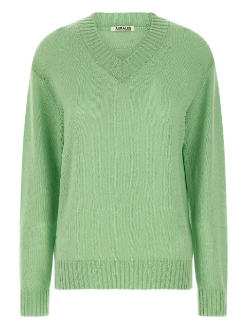Auralee V-neck sweater