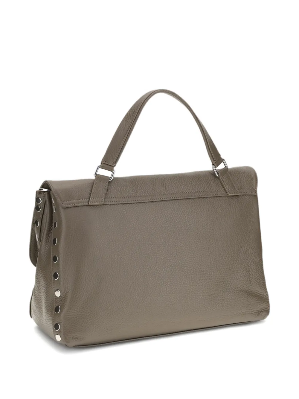 Zanellato Postina leather shoulder bag - Grijs