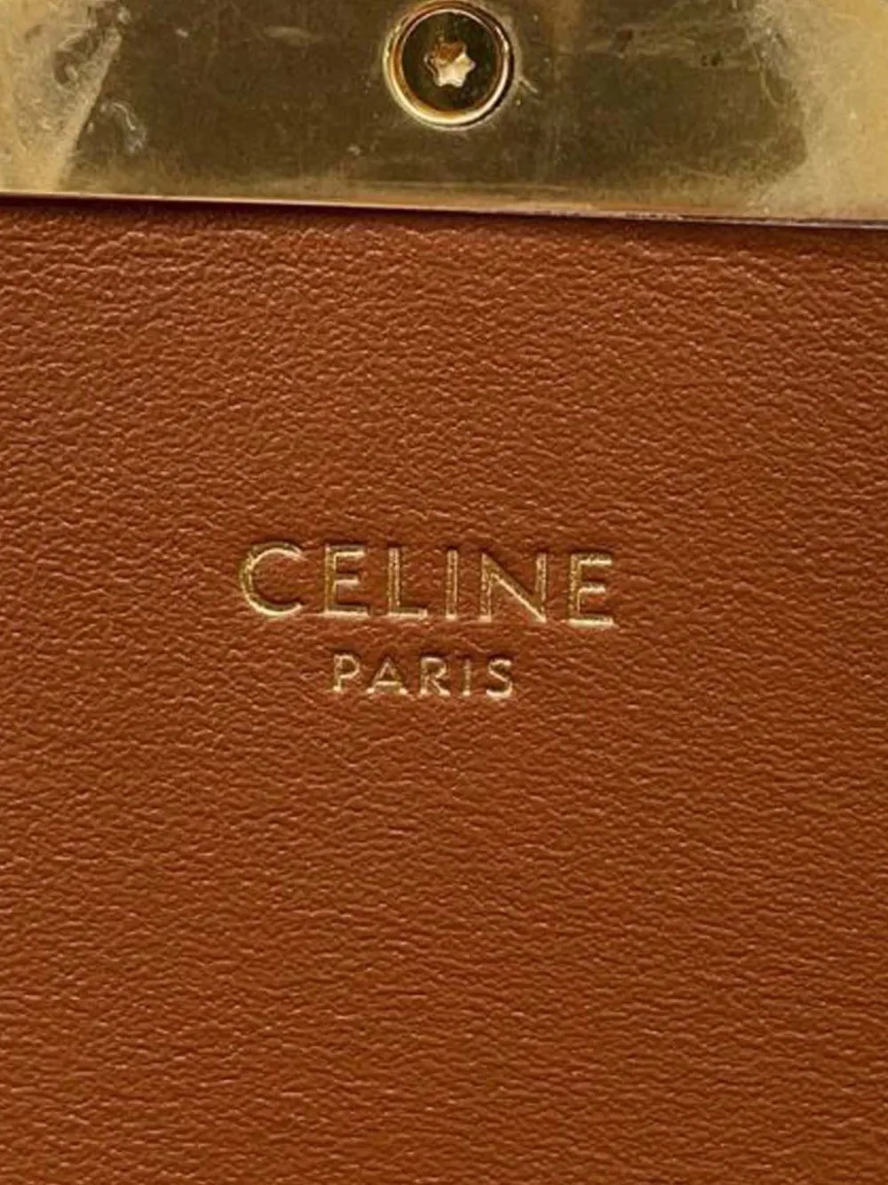 Pre-owned Celine 2010-2020 Triomphe Coated Canvas Claude Shoulder Bag In White