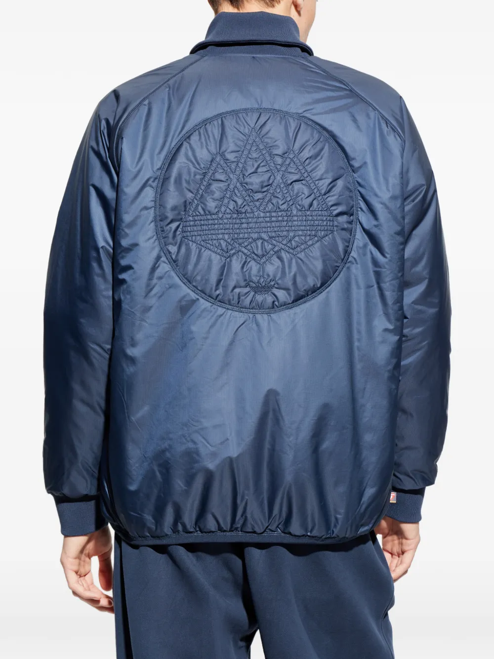 adidas Bramhope SPZL logo-patch jacket Blauw