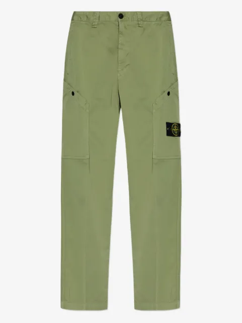 Stone Island logo-patch cargo pants