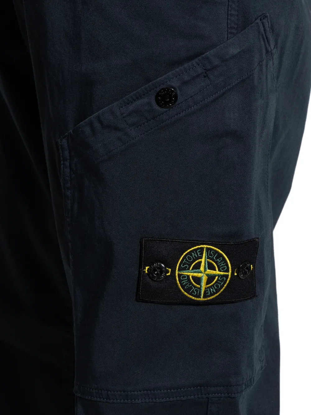 Stone Island Broek met cargo zak Blauw