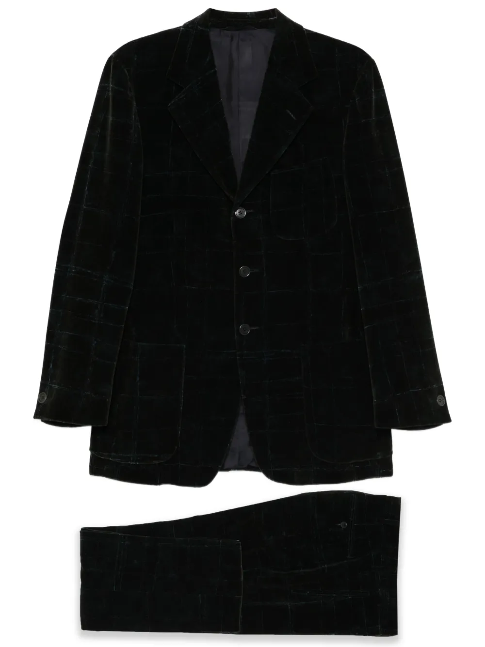 Romeo Gigli Pre-Owned 1990s patterned suit | Green | Image 1