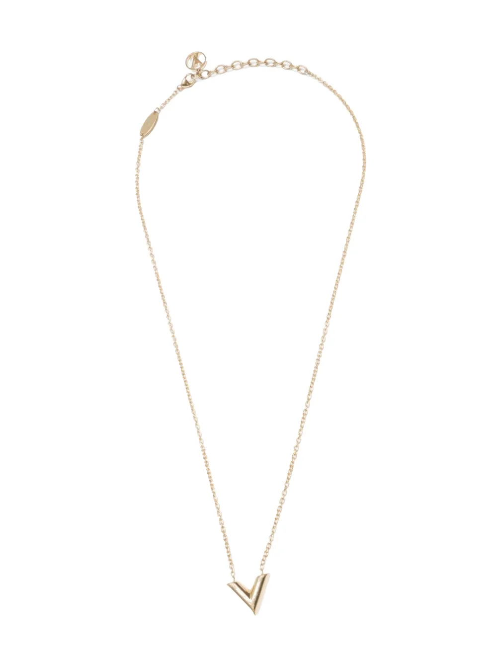 Louis Vuitton Pre-Owned 2020 pendant chain necklace - Oro