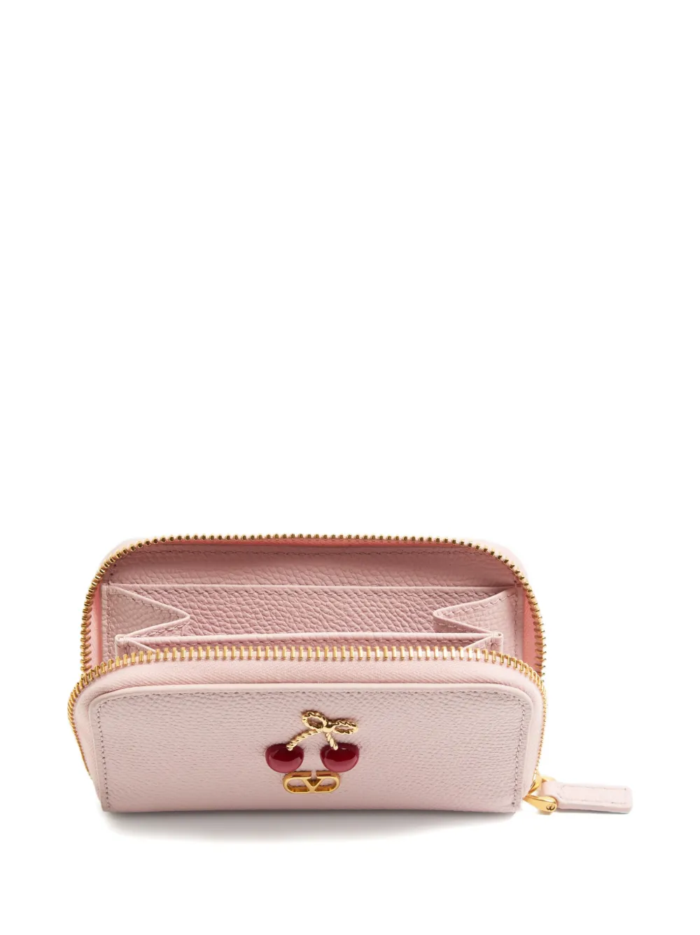 Valentino Garavani Cherryfic portemonnee met rits Roze