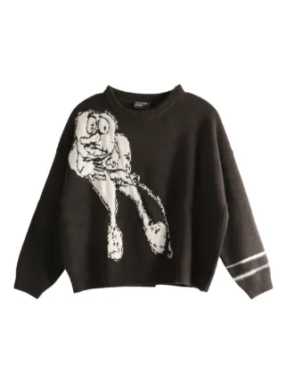 Enfants Riches Déprimés Jean D. Sweater | Brown | FARFETCH