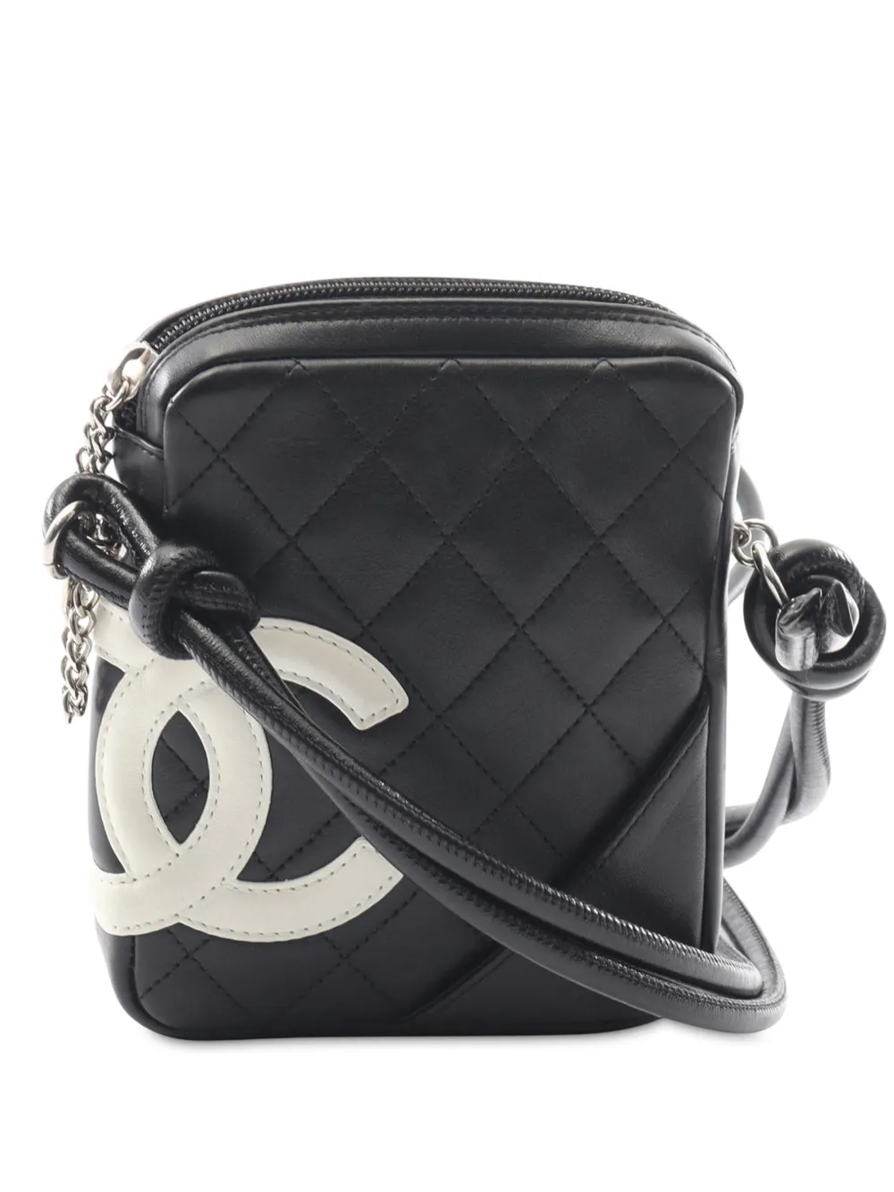 CHANEL Pre-Owned 2003-2004 Small Lambskin Cambon Ligne crossbody bag - CHANEL Pre-Owned 2003-2004 Small Lambskin Cambon Ligne crossbody bag -