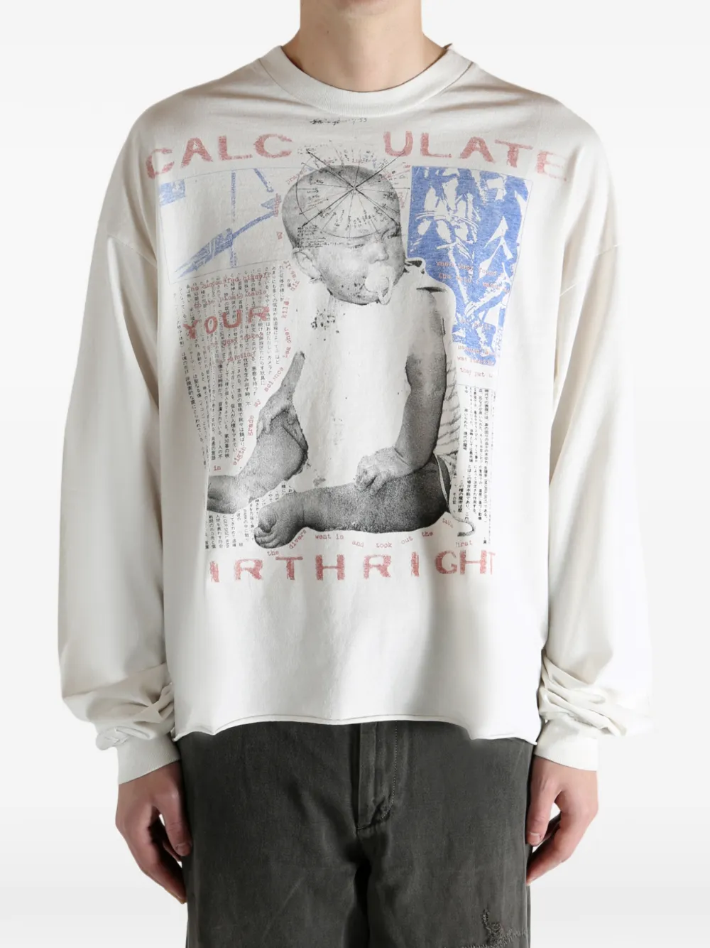 Enfants Riches D&eacute;prim&eacute;s Calculate Your Birthright T-Shirt - Wit