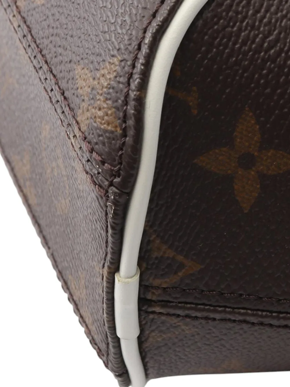 LOUIS VUITTON Pre-owned 2021-2025 Monogram Match Ellipse Bb Satchel In Brown