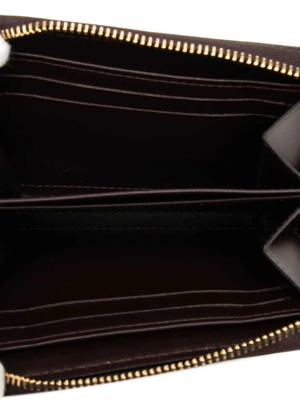 LOUIS VUITTON Pre-owned 2021-2025 Monogram Vernis Zippy Purse Coin Pouch In Purple