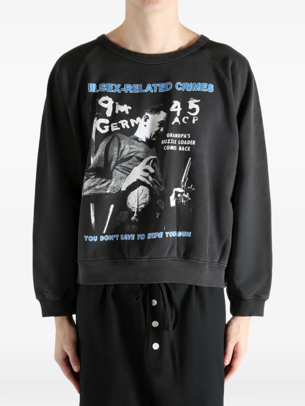 Enfants Riches Déprimés graphic-print sweatshirt - Zwart