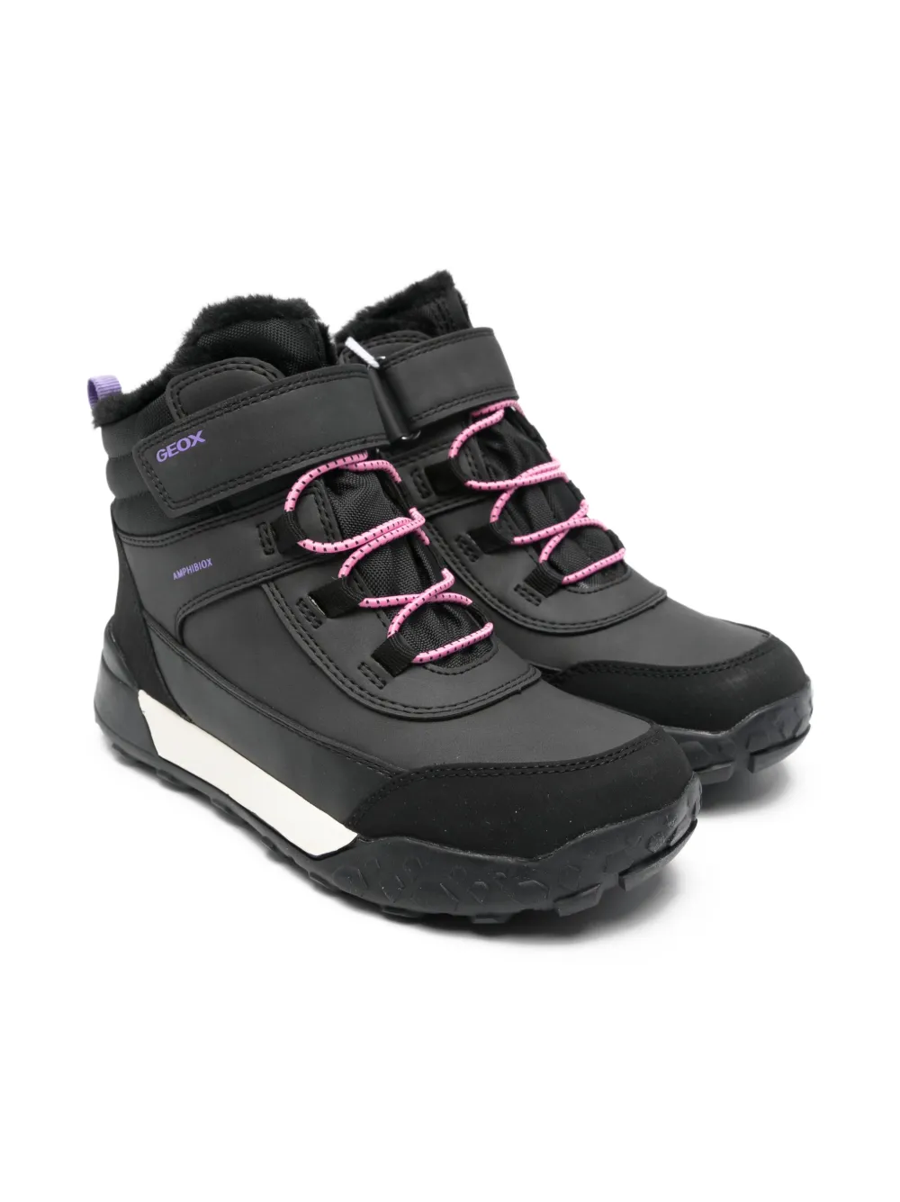 Geox Kids Trekkyup boots - Nero