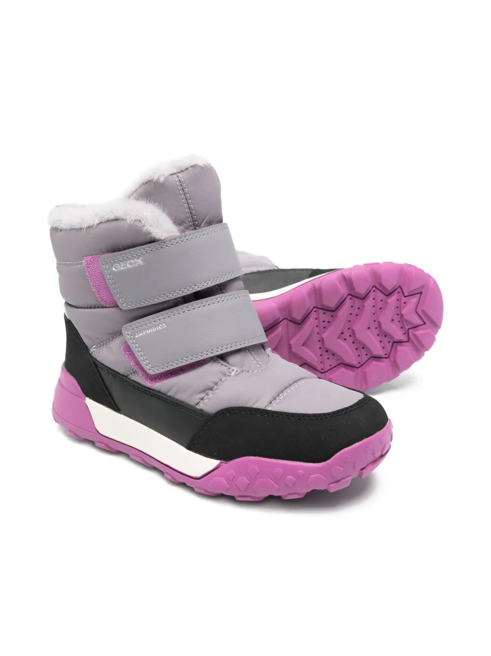 Geox Kids Trekkyup laarzen Paars