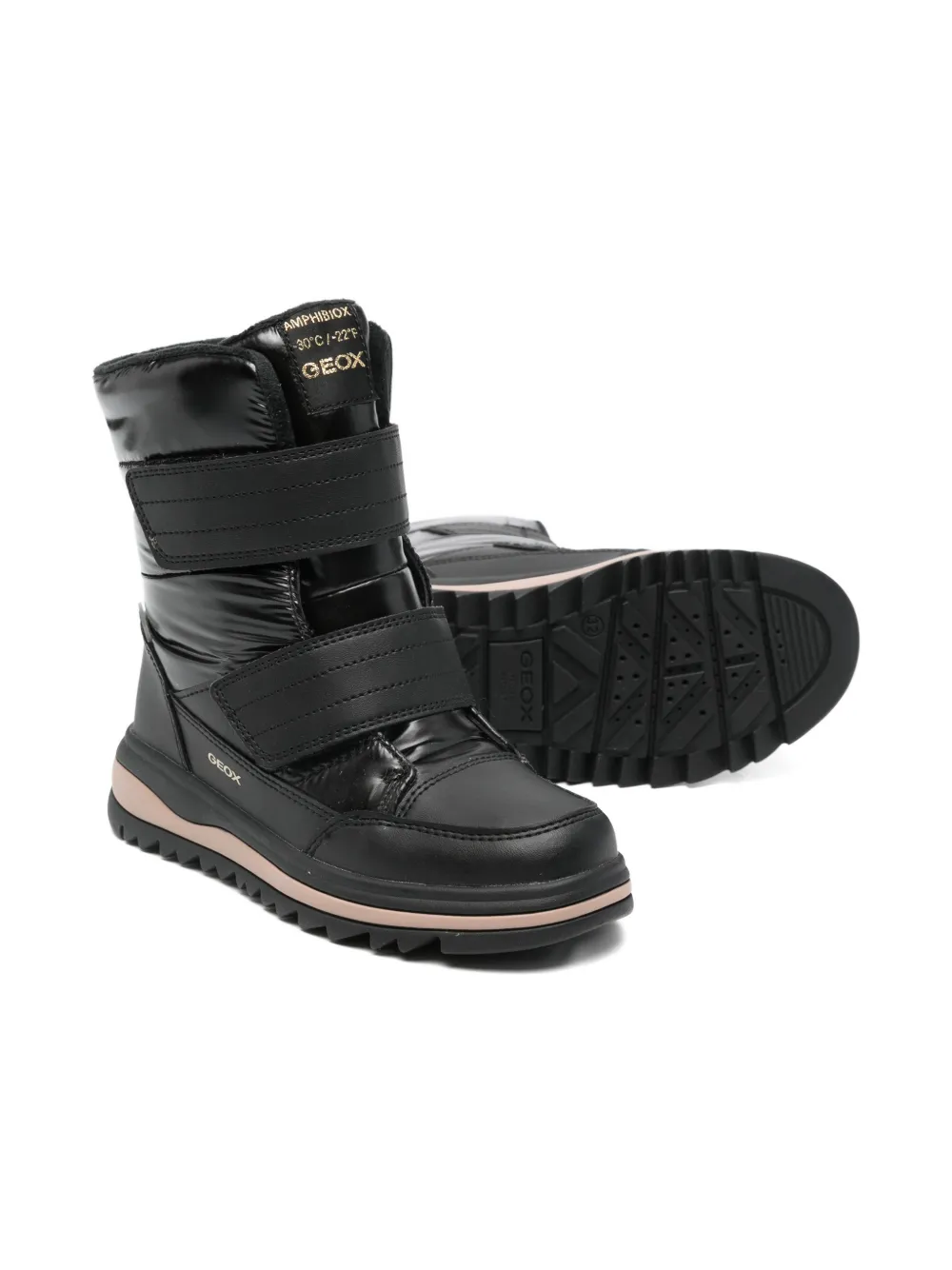 Geox Kids Adelhide laarzen met bandje Zwart