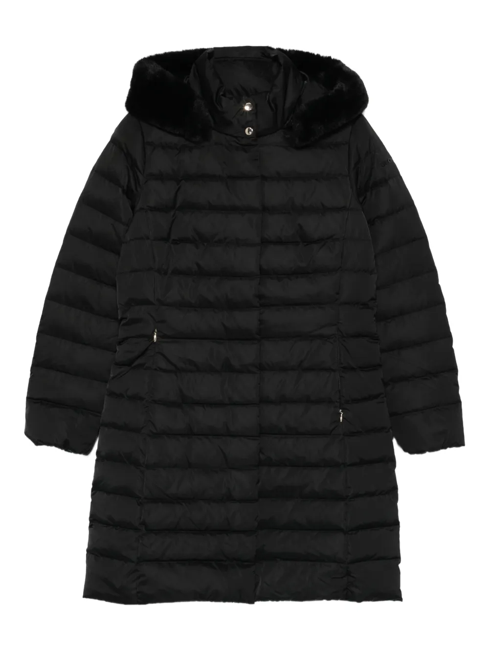 Geox Backsie Coat In Black
