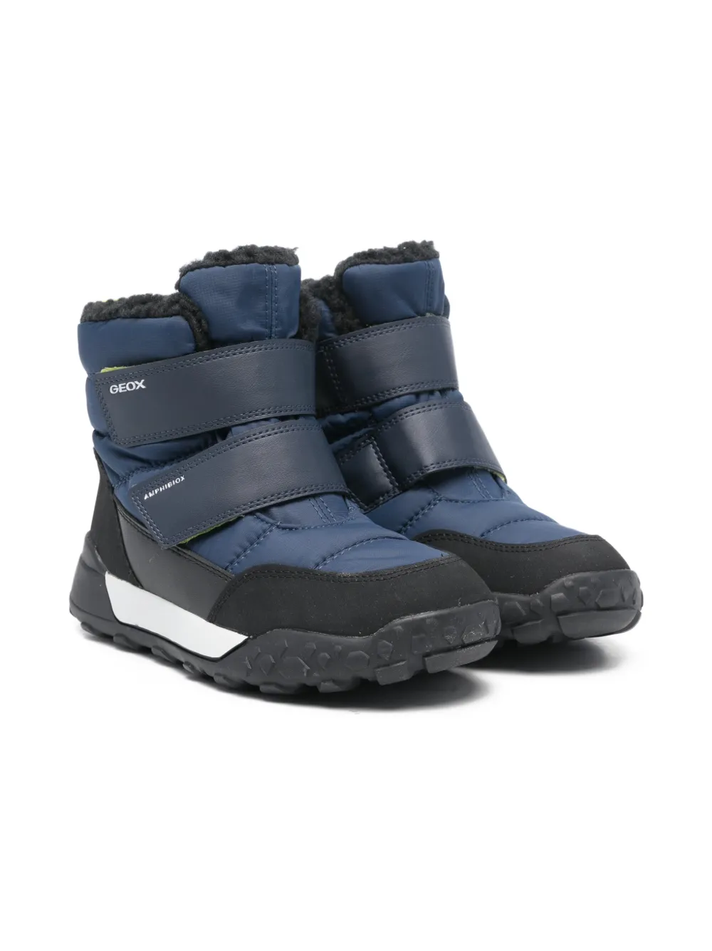 Geox Kids bottines Trekkyup à attache scratch | bleu | Image 1
