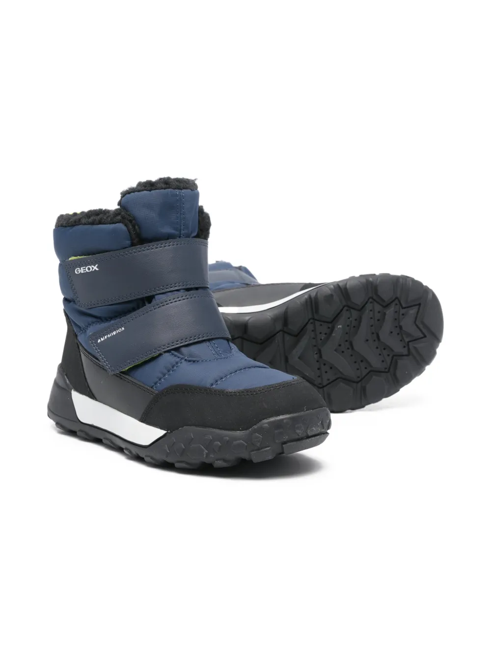 Geox Kids Trekkyup touch-strap boots - Blauw