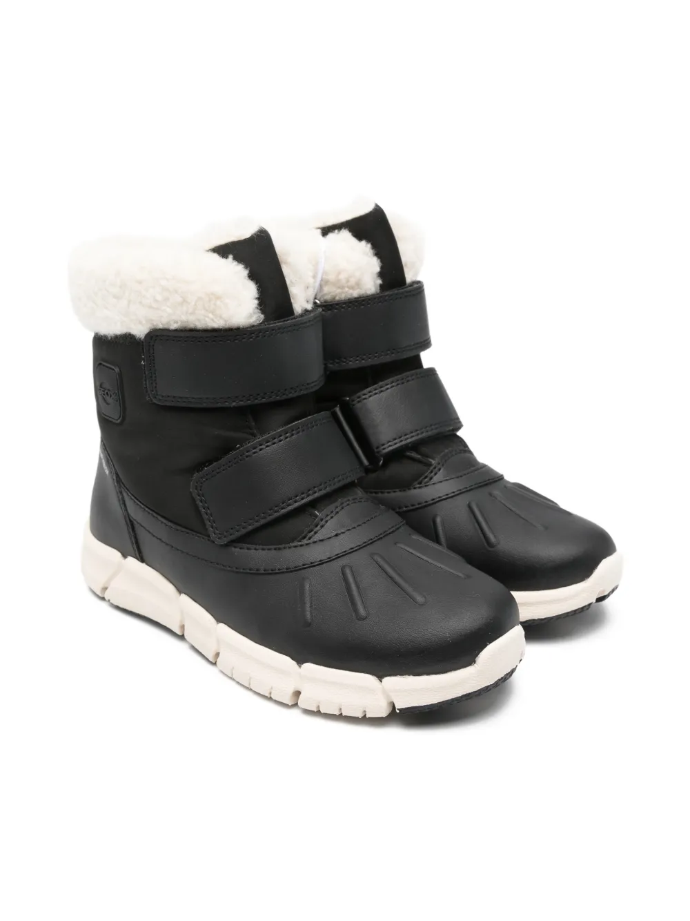 Geox Kids Flexyper ABX touch-strap snow booties | Black | Image 1