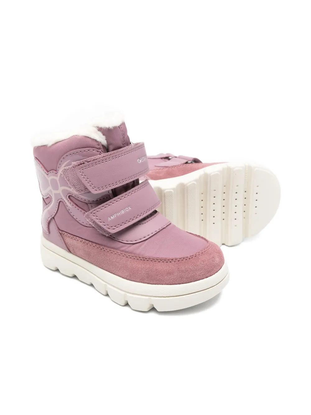 Geox Willaboom Boots In Pink