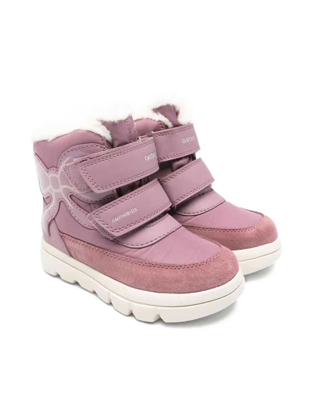 Geox Willaboom Boots In Pink